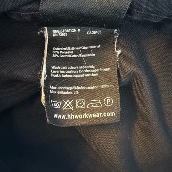 Helly Hansen Work Wear Pants Mens Size W34 X L32 Black Paint Staining Cargo Pant - Picture 12 of 16